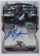 2023 Bowman Chrome Prospect Speckle Refractor /299 Juan Benjamin Auto 0hj7