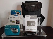 Polaroid ISO48 16MP Digital Camera Water Proof, Instant Sharing With Case