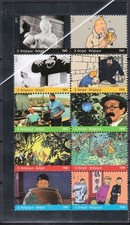 Belgium, 2011, COB 4165/74: €26, Tintin on screen, MNH