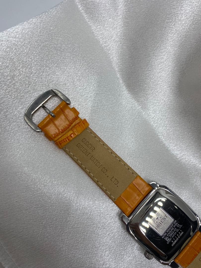 ORIENT Day Date Automatic Square Orange ESAA C0 W… - image 11