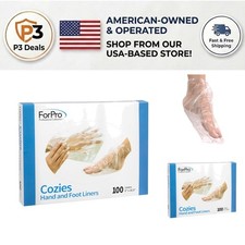 Cozies 100 Disposable Hand  Foot Liners for Paraffin Wax Treatments, 9  x 16.5  