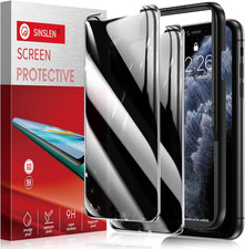 2Pack Privacy Screen Protector for Iphone 11/Iphone XR Anti-Spy Tempered Glass F