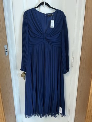 asos navy dress midi ASOS DESIGN satin midi dress in navy