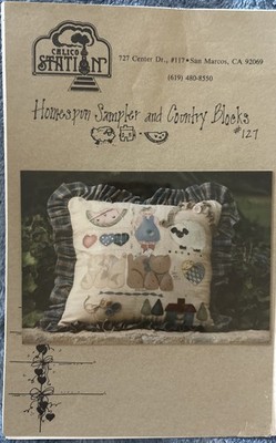 Calico Station Homespun And Country Blocks #127 Pattern For Quilting Or Pillow