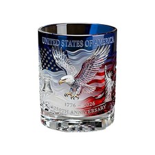 250th Anniversary Patriotic Whiskey Glass 177...