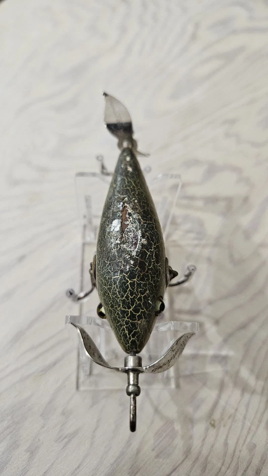 Nariz de pendiente más alta Heddon 100 GCB vintage. Accesorios marcados, hardware para tazas, 8 oz. Foto 3 de 4