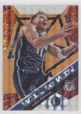 2019-20 Panini Mosaic Will to Win Fluorescent Orange Prizm 8/25 Luka Doncic 09br