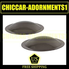 ✅ Front Headlight Light Lamp Cover Guard Trim For Jeep Wrangler JL JT 18+ Smoked