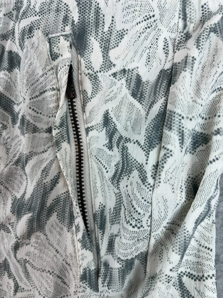 Pantalones Cortos Athleta Trekkie North 6 Encaje Superposición Floral Activo Senderismo Informal Verde Foto 3 de 4