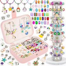 Kit para hacer pulseras con dijes DIY, kit hacer joyas para ni as de 4 a 12 a os