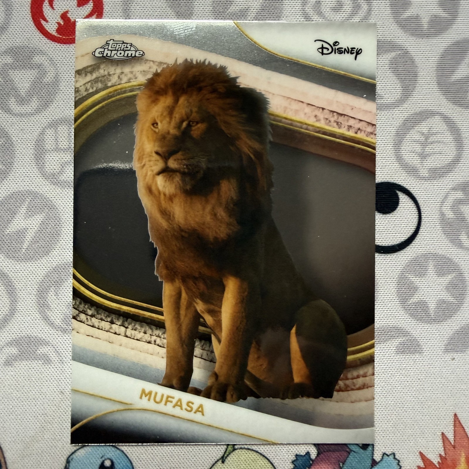 Topps 2025 Topps Chrome Disney The Lion King Mufasa #198 Base Set Card NM/M