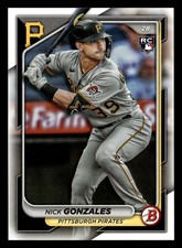 Nick Gonzales 2024 Bowman #62 Pittsburgh Pirates ROOKIE RC *025