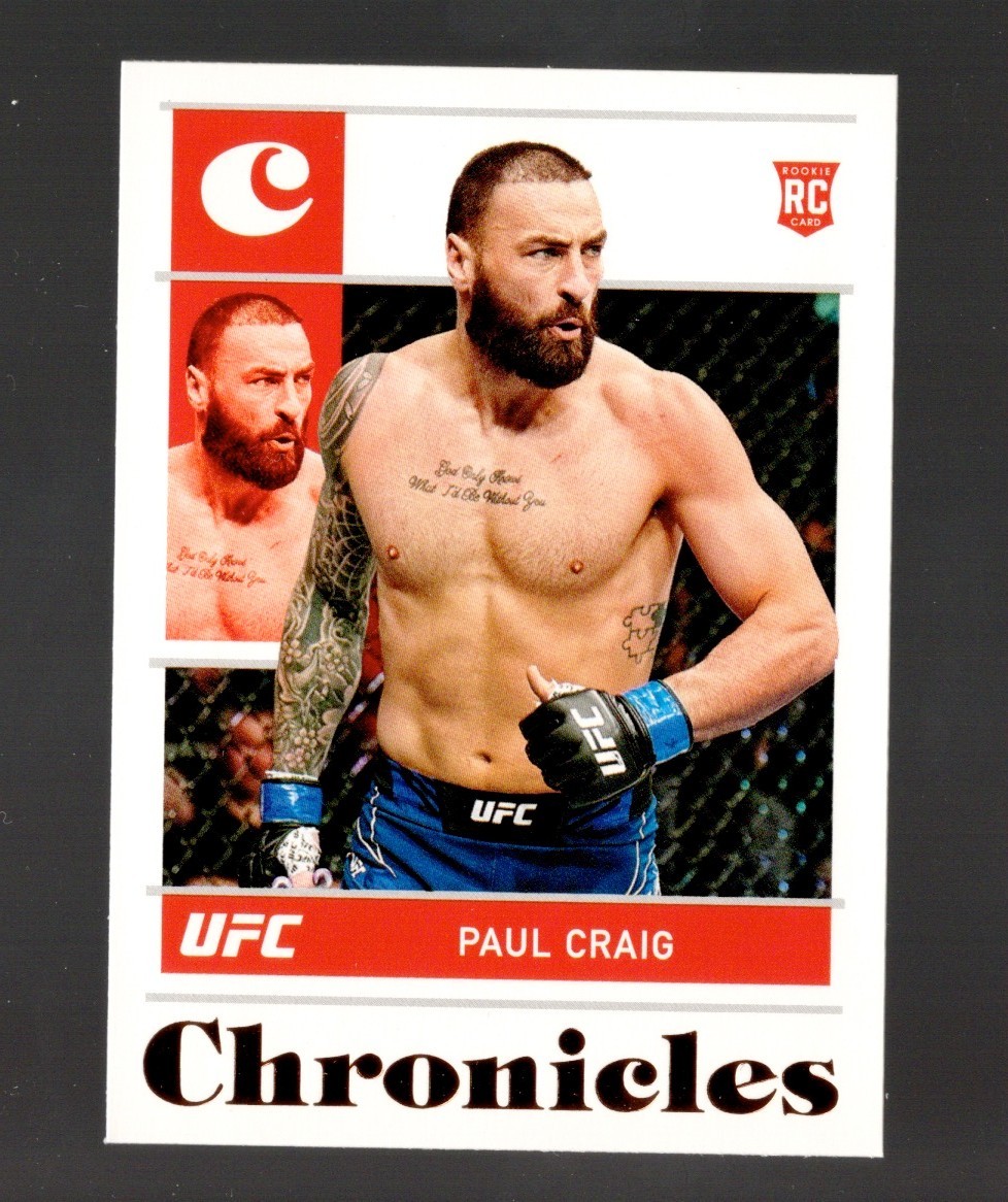 2022 Panini Chronicles UFC #96 Paul Craig RC