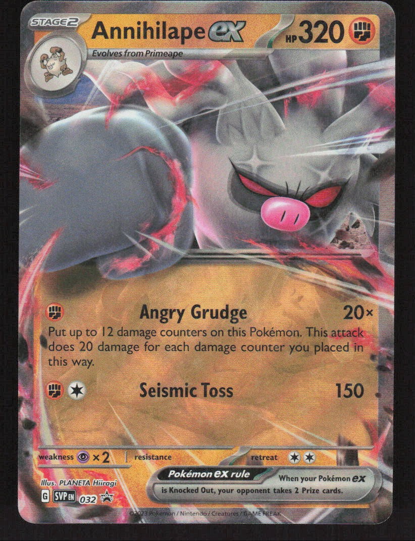Annihilape ex 032 Holo Promo Scarlet & Violet Promo Pokemon Near Mint