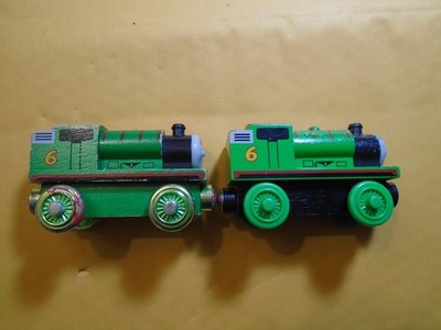 THOMAS & FRIENDS  WOODEN RAILWAY ,THOMAS  ( 2 - PERCY ENGINES )  FREE SHIP