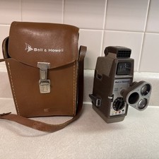 Vintage Bell  Howell 333 8mm Movie Film Camera With Case Not Tested
