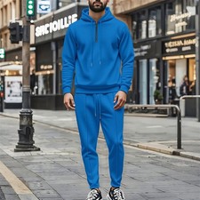 Mens Sweatsuits 2 Piece Sport Tracksuit Jogger Sweat Suits Jogging Outfits