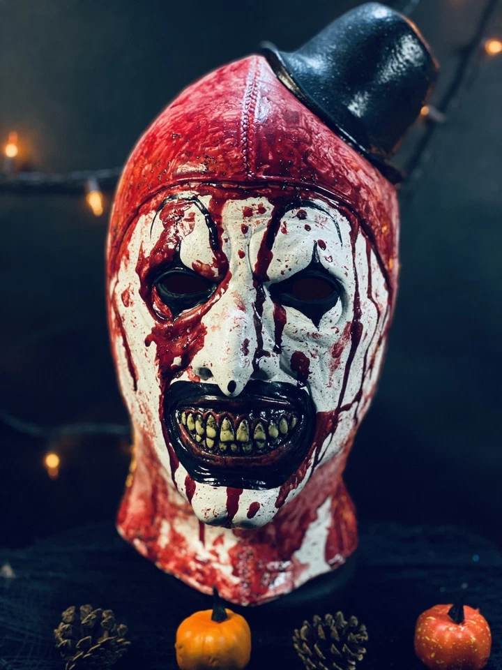 Tots Terrifier Art The Clown Bloody Rehauled Halloween Mask - Image 4 of 4