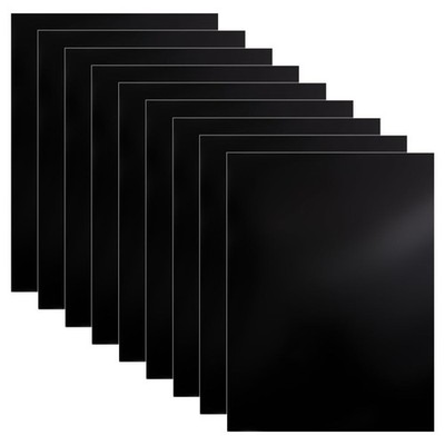 10 Sheets Black Laser Engraving Testing Paper A4 11x8.3 Inch Double Sides Las...