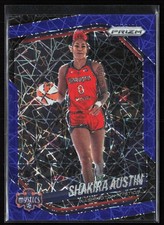 2025 Panini Prizm WNBA #81 Shakira Austin Blue Velocity Prizms