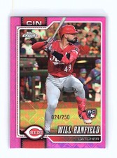 Will Banfield Rookie 2026 Topps Chrome Logofractor #167 Pink Logofractor /250