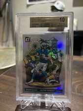 2021 Donruss Downtown #27 Justin Herbert BGS 10 - Super Rare!