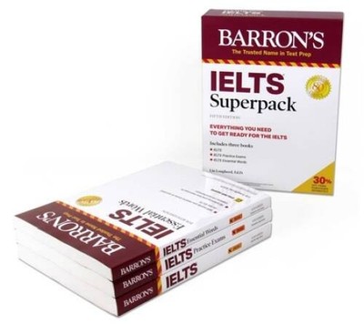 IELTS Superpack (Barrons Test Prep) - Paperback - VERY GOOD