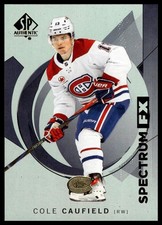 2024-25 SP Authentic #S-27 Cole Caufield Spectrum FX