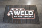 Weld Racing Wheels Banner Flag Auto Parts Garage Mechanic Man Cave Speed Shop