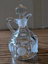Fostoria Coin Glass Clear Cruet with Stopper