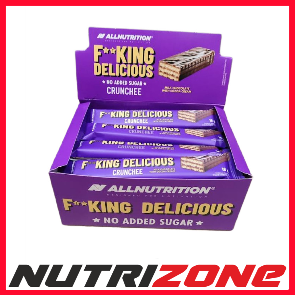 Allnutrition Fitking Delicious Crunchee, Milk Chocolate with Cocoa Cream 20x18g