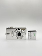 Canon PowerShot SD200 Digital Elph 3.2MP Camera - Silver W New Battery TESTED