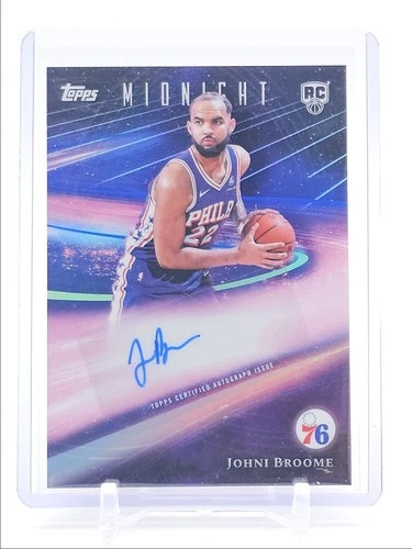 JOHNI BROOME 2025-26 TOPPS MIDNIGHT ROOKIE HORIZON SIGNATURES RC AUTO Q3668
