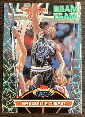 Shaquille O'Neal 1992-93 Topps Stadium Club Beam Team RC #21 Orlando Magic!