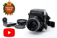[Christmas Gift Sale] MAMIYA RB67 Pro S Sekor C 90mm F/3.8 120 Film Back JAPAN