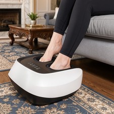 Carepeutic Ionic Air Compression Kneading Rolling Foot Massager with Heat KH398