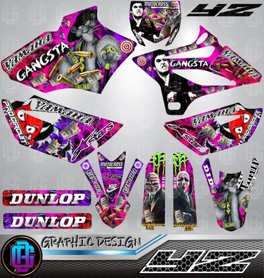 Graphics Kit Decals Stickers Yamaha YZ 85 2015-2021 ATV, Graphics Kit Decals YZ