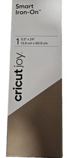 Cricut Joy Smart Iron-On Vinyl 5.5"X24" Roll Gold