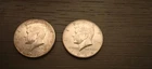 Lot of Two 2 1964 Kennedy Silver Half Dollars-LOTB