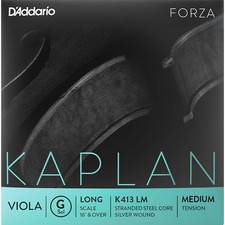 D'Addario Kaplan Series Viola G String 16 Long Scale Medium