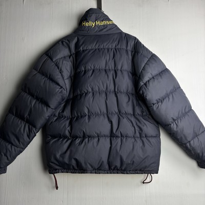 Vintage 90`s Puffer Down Jacket Helly Hansen Reversible Double