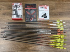 Archery Compound Bow Accessory Bundle: Sight, Arrows, Release, and Dropaway Rest