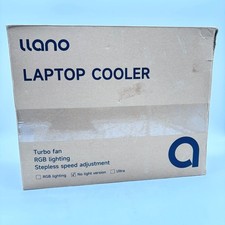 Llano Turbo Fan Laptop Cooler V12 With RGB Lighting No Light Version 