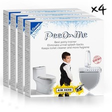 Pee Guard for Toilet Seat Bathroom Urine Deflector for Boys Men Ocean Scent X4
