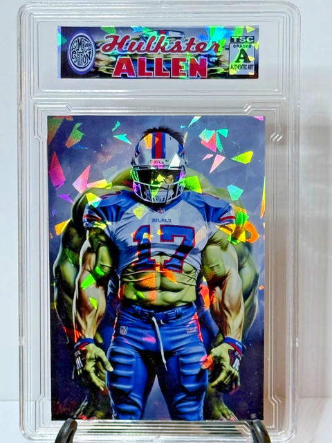 2025 Josh Allen Hulkster SP /200 Ice Refractor NFL Bills zx2 rc