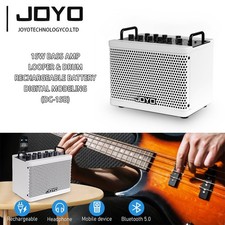 JOYO 15W Portable Bass Amp Combo 9 Models 6 Modulation FX Rechargeable Battery