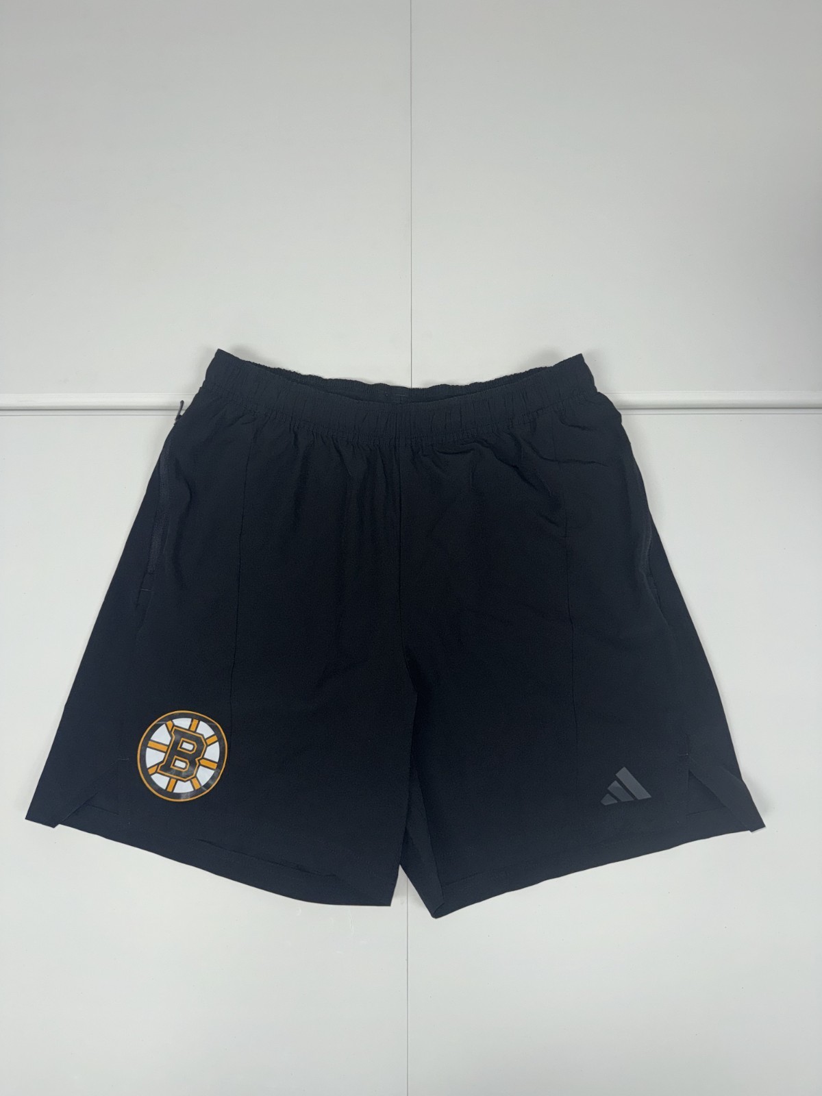 Adidas Boston Bruins Practice Shorts Men's Black Used Team Issued Size L 7