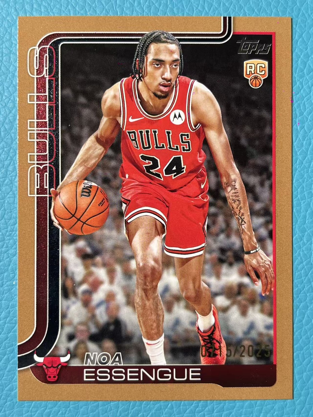 Noa Essengue 2025-26 Topps Flagship Basketball 0715/2025 Bronze RC Bulls #212