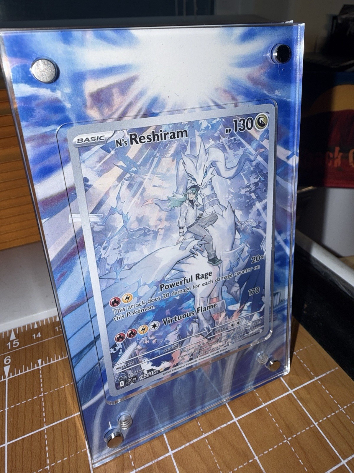 N's Reshiram English 167/159 Journey Together - Magnetic 🧲 Extended Art Case