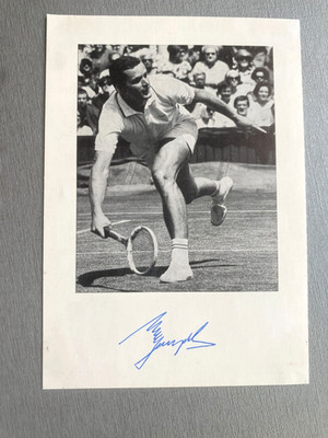 Wilhelm Bungert tennis signed autograph card 10x15 autograph